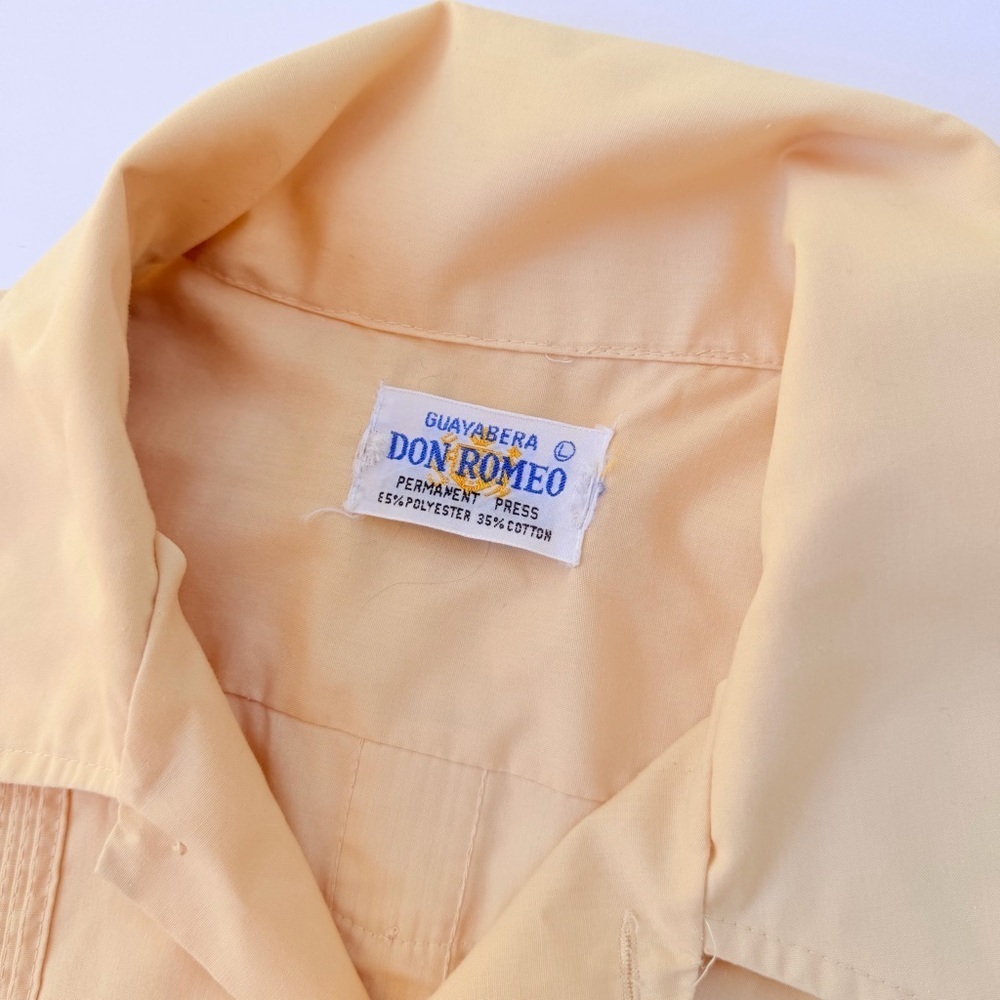 Vintage Don Romeo Guyabera Cuban Leisure Shirt Size Large😎👍​​​ - Picture 3 of 6